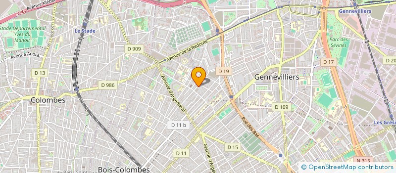 localisation de l'entreprise SCI MANAE à ASNIERES-SUR-SEINE