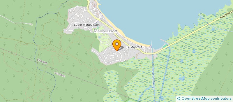 localisation de l'entreprise SCI MANAEELU  CARCANS