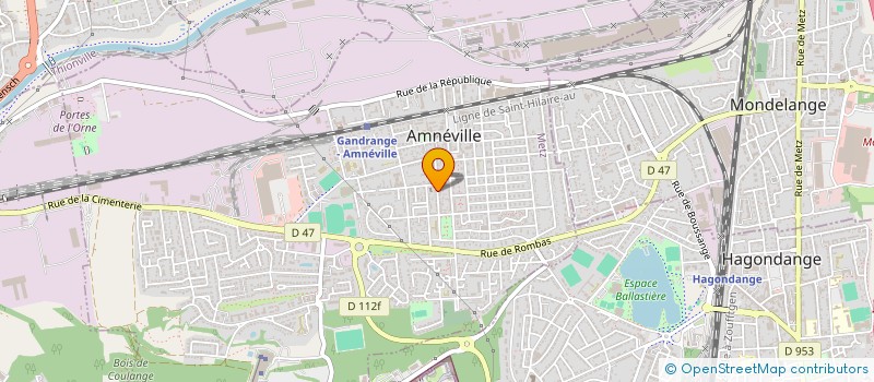 localisation de l'entreprise SCI MANAEV  AMNEVILLE