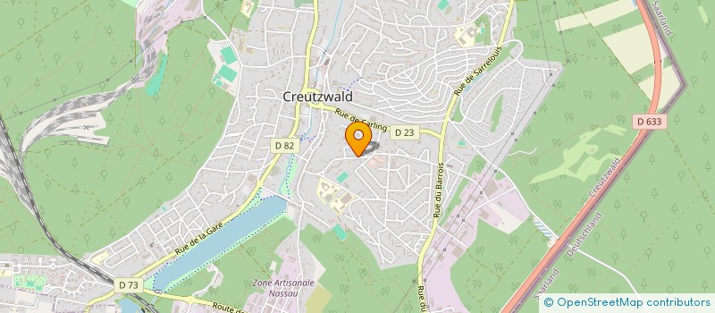 localisation de l'entreprise SCI MANAFROT  CREUTZWALD