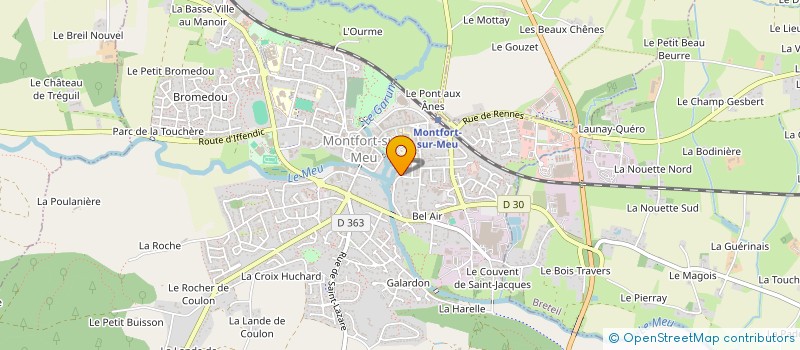 localisation de l'entreprise SCI MANAGE  MONTFORT-SUR-MEU