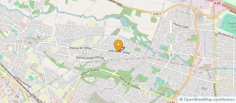 localisation de l'entreprise SCI MANAI  LESCAR