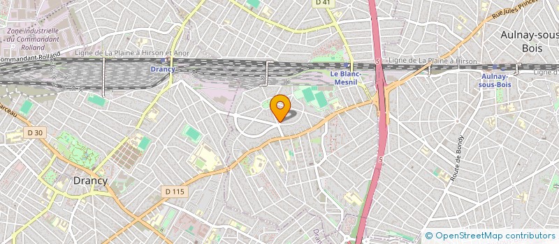 localisation de l'entreprise SCI MANAL à LE BLANC-MESNIL