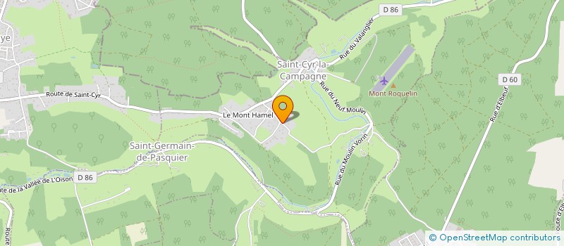 localisation de l'entreprise SCI MANALEVA  SAINT-CYR-LA-CAMPAGNE