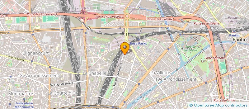 localisation de l'entreprise SCI MANALEX  PARIS