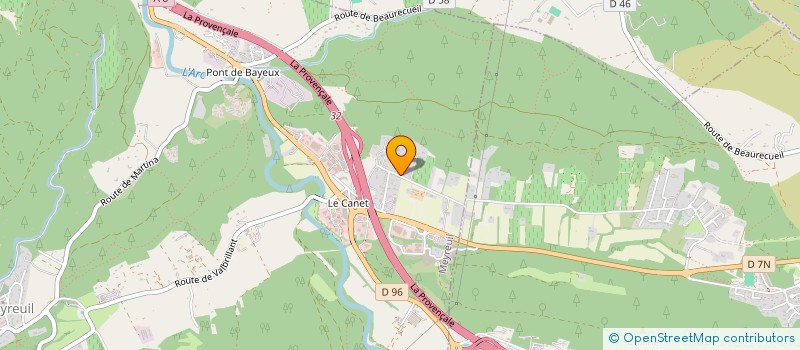 localisation de l'entreprise SCI MANALOU  MEYREUIL