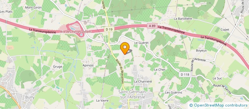 localisation de l'entreprise SCI MANALVIC  SAINT-GERMAIN-NUELLES