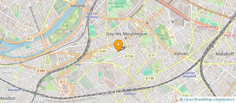 localisation de l'entreprise SCI MANAM à ISSY-LES-MOULINEAUX