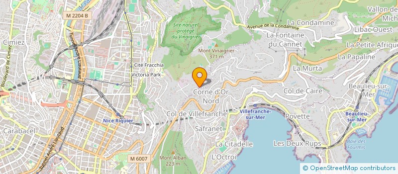 localisation de l'entreprise SCI MANANA à NICE