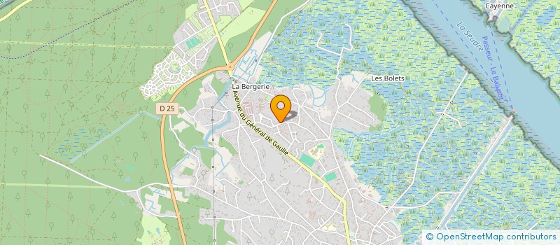 localisation de l'entreprise SCI MANANJARY  LA TREMBLADE