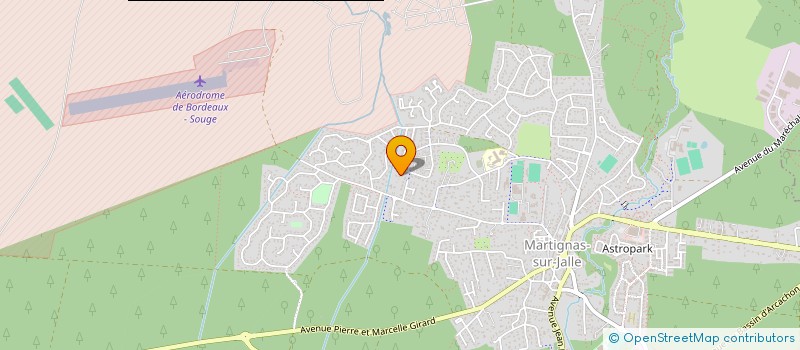 localisation de l'entreprise SCI MANANT-CINTRE  MARTIGNAS-SUR-JALLE