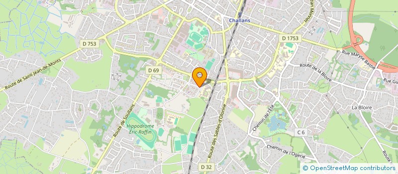 localisation de l'entreprise SCI MANAPANY à CHALLANS
