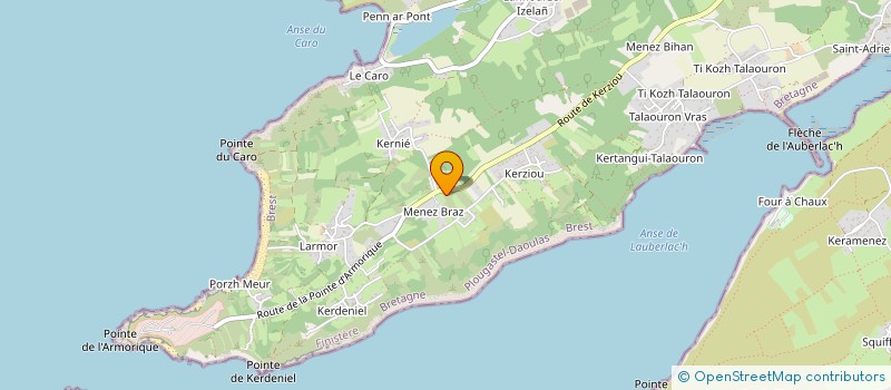 localisation de l'entreprise SCI MANAPANY  PLOUGASTEL-DAOULAS