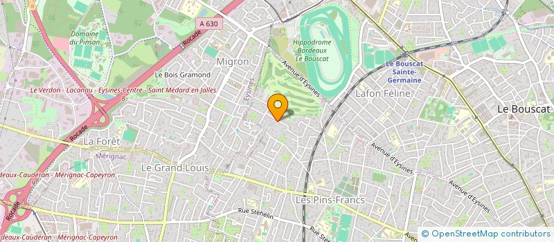 localisation de l'entreprise SCI MANARA  BORDEAUX