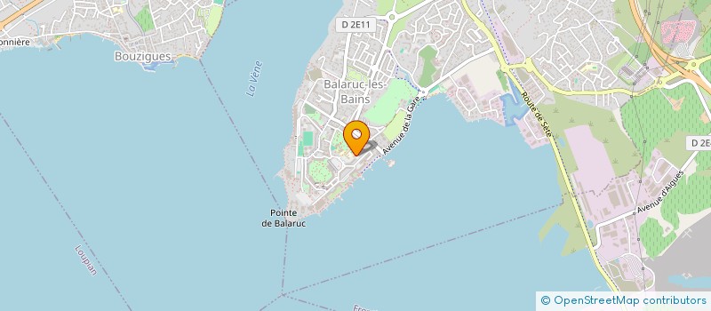 localisation de l'entreprise SCI MANAROLAN  BALARUC-LES-BAINS