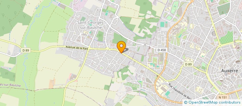 localisation de l'entreprise SCI MANASA  SAINT-GEORGES-SUR-BAULCHE