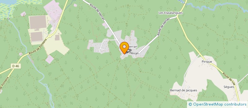 localisation de l'entreprise SCI MANATEA  PARENTIS-EN-BORN