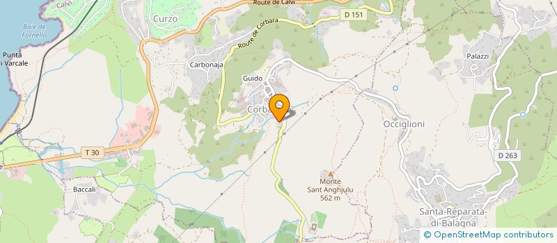 localisation de l'entreprise SCI MANATHAN à CORBARA
