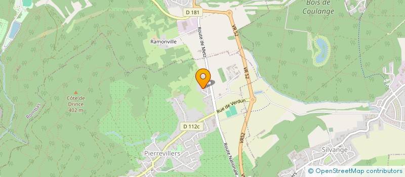 localisation de l'entreprise SCI MANAU  PIERREVILLERS
