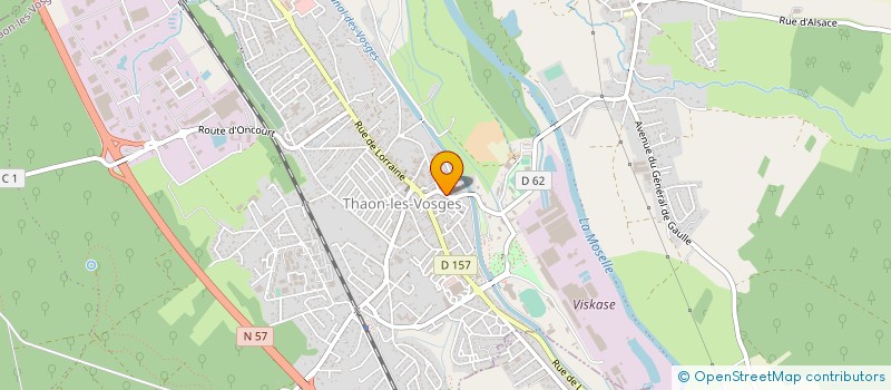 localisation de l'entreprise SCI MANAUD  THAON-LES-VOSGES