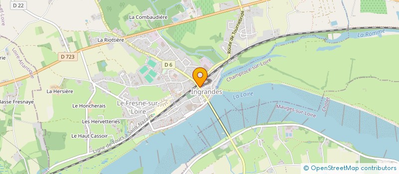 localisation de l'entreprise SCI MANAUDIE  INGRANDES-LE-FRESNE-SUR-LOIRE