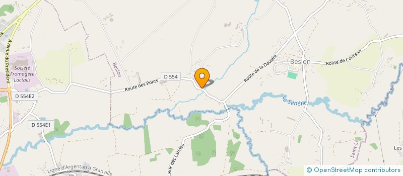 localisation de l'entreprise SCI MANAVA  BESLON