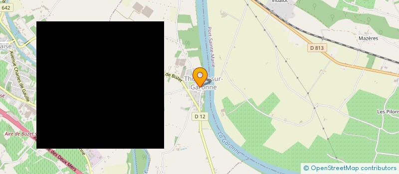 localisation de l'entreprise SCI MANAVA  XAINTRAILLES