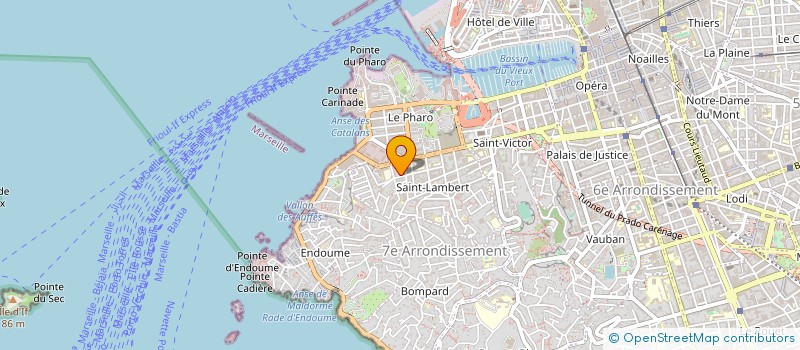 localisation de l'entreprise SCI MANAVA à MARSEILLE