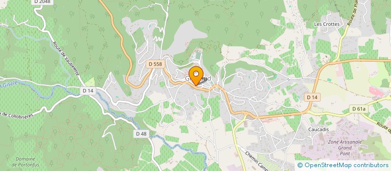 localisation de l'entreprise SCI MANBA à GRIMAUD