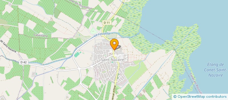 localisation de l'entreprise SCI MANBA  SAINT-NAZAIRE