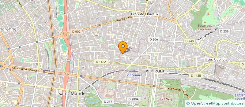 localisation de l'entreprise SCI MANBLE 4 à VINCENNES