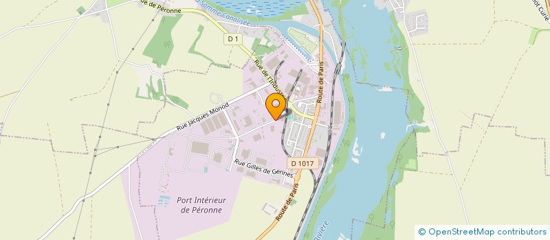 localisation de l'entreprise SCI MANCAUX à PERONNE