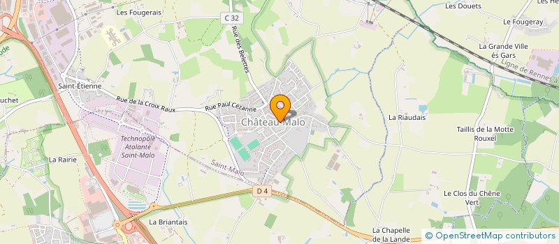 localisation de l'entreprise SCI MANCEAU  SAINT-MALO