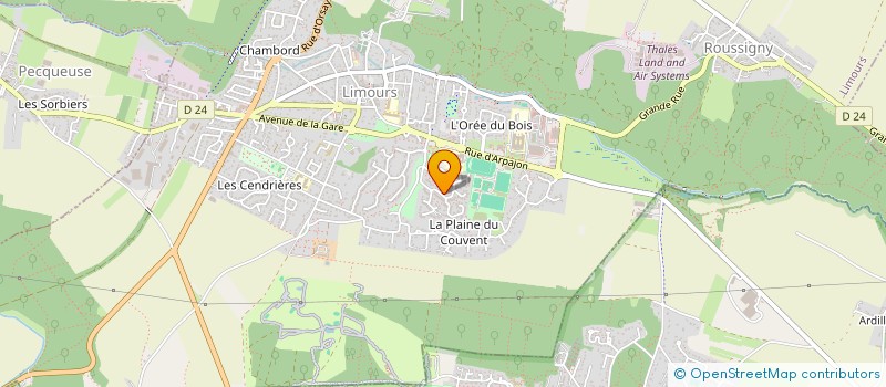 localisation de l'entreprise SCI MANCEAU à LIMOURS