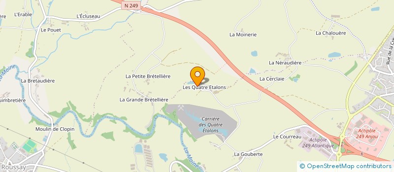 localisation de l'entreprise SCI MANCEAU  SEVREMOINE