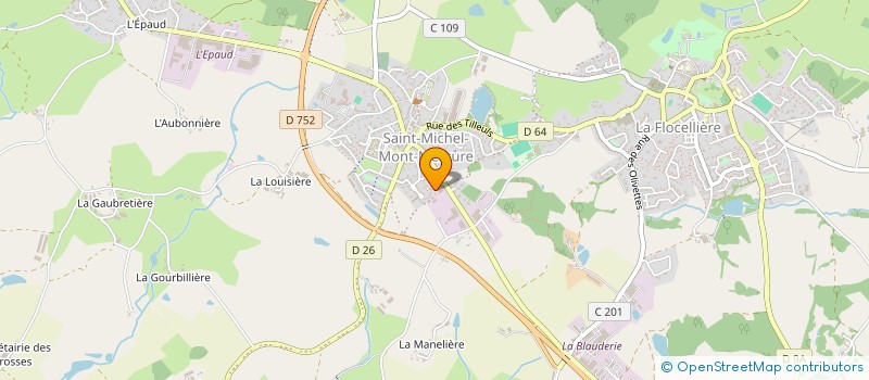 localisation de l'entreprise SCI MANCEAU à SEVREMONT