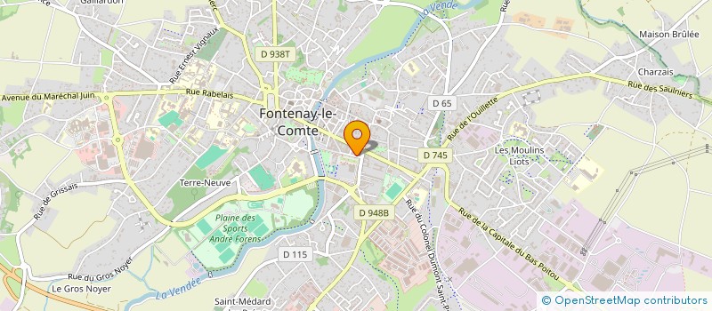 localisation de l'entreprise SCI MANCEAU-CHARRIER  FONTENAY-LE-COMTE