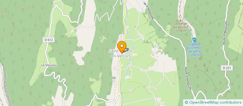 localisation de l'entreprise SCI MANCEAU-ETIENNE  SAINT-JULIEN-EN-VERCORS