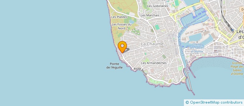 localisation de l'entreprise SCI MANCEAU P.A.D. à LES SABLES D'OLONNE