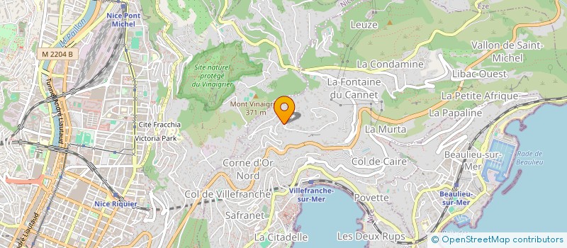 localisation de l'entreprise SCI MANCEL 3A à VILLEFRANCHE-SUR-MER