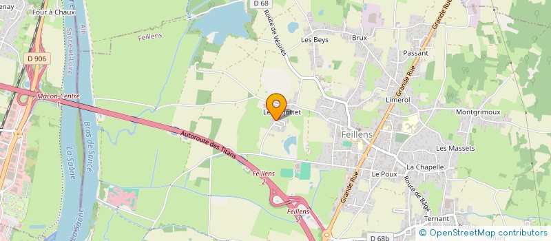 localisation de l'entreprise SCI MANCIACO  FEILLENS