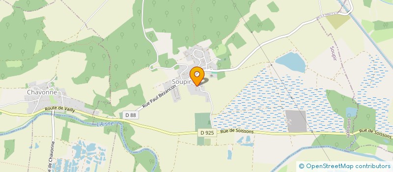 localisation de l'entreprise SCI MANCIER  SOUPIR