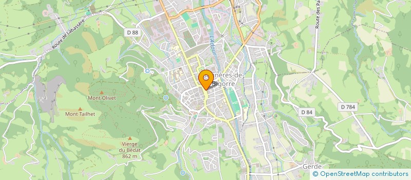 localisation de l'entreprise SCI MANCINI  BAGNERES-DE-BIGORRE