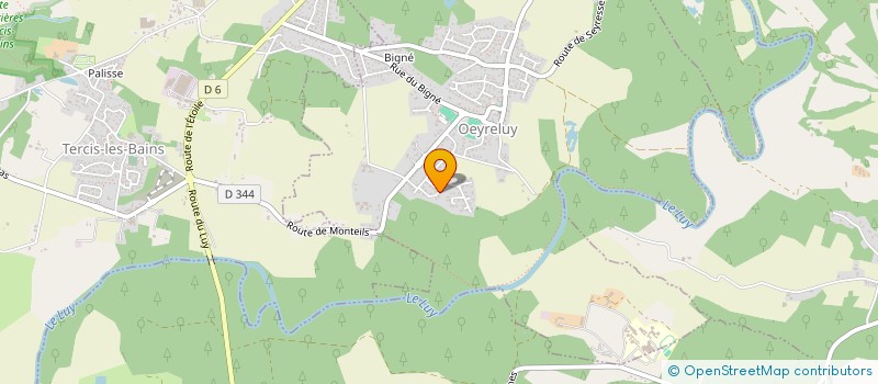 localisation de l'entreprise SCI MANCINI  OEYRELUY