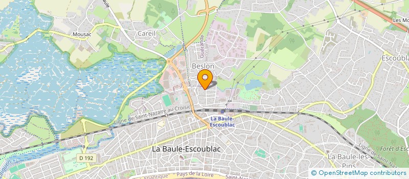 localisation de l'entreprise SCI MANCOSU JACQUET  LA BAULE-ESCOUBLAC
