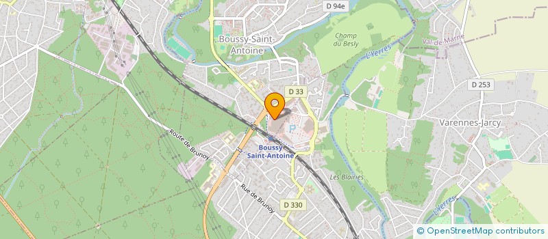 localisation de l'entreprise SCI MANDABI  BOUSSY-SAINT-ANTOINE