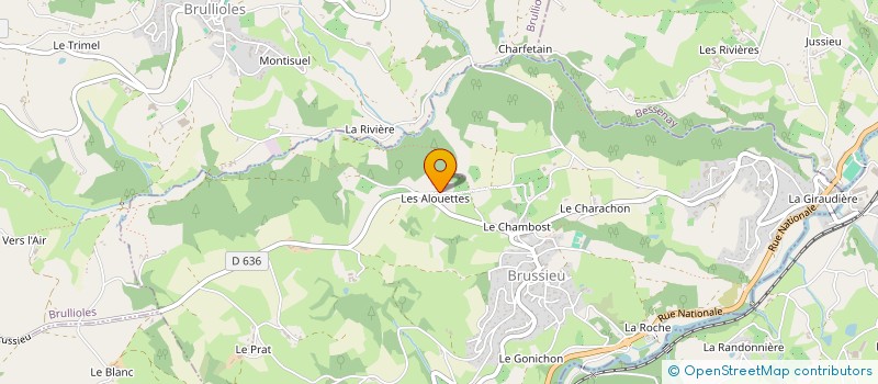 localisation de l'entreprise SCI MANDAIRON  BRUSSIEU