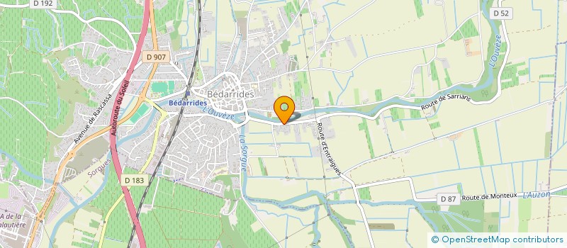 localisation de l'entreprise SCI MANDAKIR  BEDARRIDES