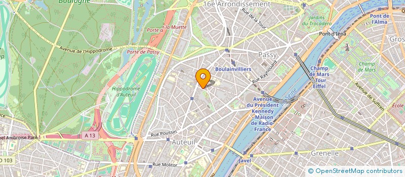 localisation de l'entreprise SCI MANDALAY  PARIS