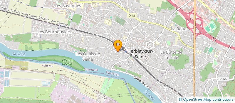 localisation de l'entreprise SCI MANDALONE  HERBLAY-SUR-SEINE